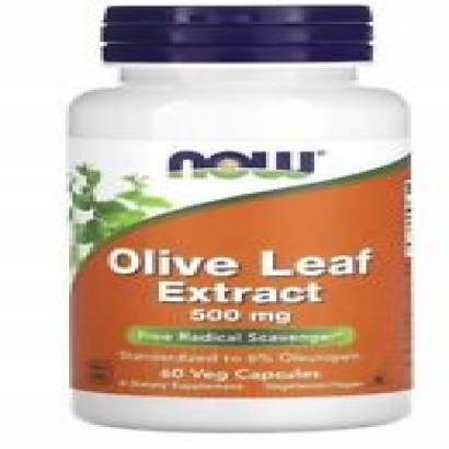 NOW Foods OLIVE LEAF Extract - 60 Capsules OLIVE LEAF