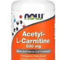Now Foods ACETYL L-CARNITINE - 500mg 50 caps ALCAR