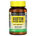 Mason Natural, Biotin, 5,000 mcg, 60 Tablets