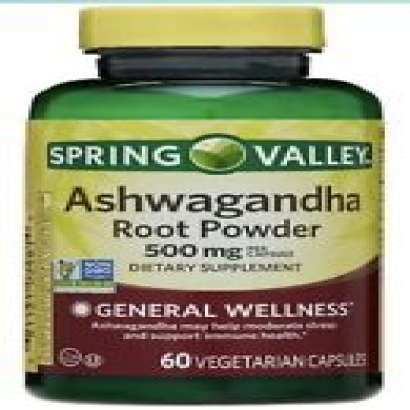 Spring Valley Extra Strength Ashwagandha 1300 mg Stress Support 60 CT
