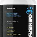 Genbrain Advanced Brain Formula, Memory & Focus Advanced Formula (60 Capsules)