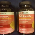 2-Pack CVS Health Calcium 600mg & Vitamin D3 Tablets, 120CT X 2