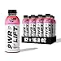Whey Protein Water Sports Drink by PWR LIFT | Berry Strawberry | Keto, Vitamin B, Electrolytes, Zero Sugar, 10g of Protein | Post-Workout Energy Beverage | 16.9 Fl Oz (Pack of 12)