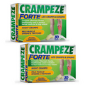 2 x Crampeze Forte Leg Cramps Muscle Spasms & Twitches Relief Magnesium 30 Tabs