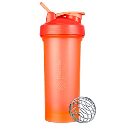 BlenderBottle Classic V2 Shaker Bottle Perfect for Protein Shakes and Pre Workout, 28-Ounce, Coral (Pack of 15)