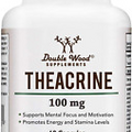 Theacrine (Teacrine) 100 Mg, 60 Capsules - Energy and Focus Supplement (Similar