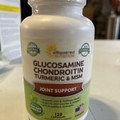 Glucosamine Chondroitin Turmeric MSM Boswellia - 120 Caps Joint Support Exp 2/26
