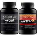 Nugenix Total-T Thermo-X Free and Total Testosterone Booster & Fat Burner Supplement Bundle