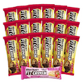FITCRUNCH Snack Size Protein Bars, Designed by Robert Irvine, 6-Layer Baked Bar, 3g of Sugar & Soft Cake Core (18 Peanut Butter Snack Size Bars + 1 Strawberry Snack Size Bar)