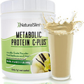 NaturalSlim Vanilla Metabolic C-Plus Meal Replacement Protein Powder, 1.1 Lb