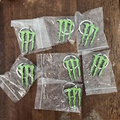 New Monster Energy Keychain Metal (Lot Of 7) About 2”