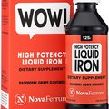 NovaFerrum WOW | High Potency Liquid Iron Supplement | 125mg of Iron Per 5mL Dos