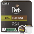 Peet's Coffee, Dark Roast Decaffeinated Coffee K-Cup Pods for Keurig, 88-Count