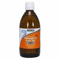 NOW Supplements, Omega-3 Fish Oil Liquid, Molecularly Distilled, Lemon Flavor...
