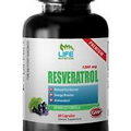 grape seed extract - RESVERATROL 1200mg - energy boosting vitamins 1 Bottle