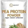 Micro Ingredients North American Grown, Pea Protein Powder, 5 Pounds | Plant Based, Unflavored | Complete Vegan Protein Source – 27g Serving | Rich in BCAAs & EAAs | Non-GMO, Keto Friendly