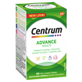 Centrum Advance Adults 60 Tablets Multivitamin Dietary Supplement A to Zinc