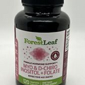 Inositol Myo-Inositol 2000mg & D-Chiro Inositol Folate 120 Caps Forest Leaf 7/25