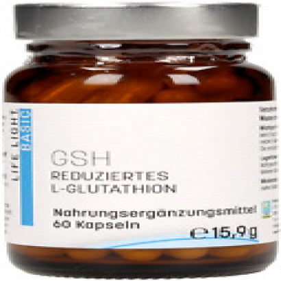 GSH L-Glutathion 100 mg Vitamina E Life Light® 60 Caps