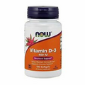 NOW Supplements, Vitamin D-3 400 IU, Strong Bones*, Structural Support*, 180 ...