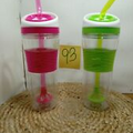 Cool Gear Smoothie/ Protein Shake 20 Ounce Tumblers One Pink One Green