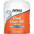 NOW Foods - COD LIVER OIL - 650 mg capsules 250 caps
