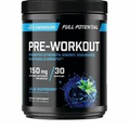 Swanson Full Potential Pre-Workout - Blue Raspberry 13.02 oz Powder
