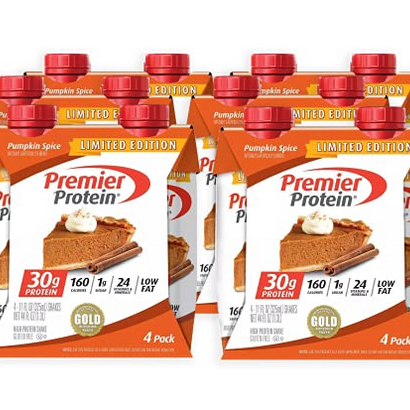 Premier Protein 30g Protein Shake, Pumpkin Spice, 11 Fl Oz, Pack of 24