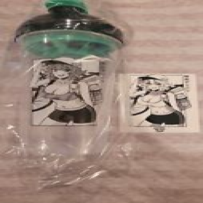 GamerSupps GG Waifu Cup S4.7: Delivery Girl Waifu Shaker Cup NEW With Sticker!