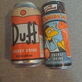 The Simpsons DUFF Energy Drink BOSTON AMERICA CORP CAN Flaming Moe Lot Unopened