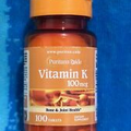 Best Deal Puritan's Pride Vitamin K 100 mcg Bone Mass Blood Clotting 100 Tablets