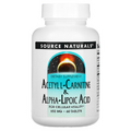 Source Naturals, Acetyl L-Carnitine & Alpha-Lipoic Acid, 650 mg, 60 Tablets