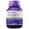 Henry Blooms Acetyl L-Carnitine 500 60 Capsules Energy & Fat Metabolism Vegan