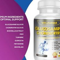 Glucosamine Chondroitin Turmeric MSM Triple Strength Joint Support 2260mg Unisex