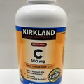 Kirkland Signature Vitamin C 500 mg 500 Tabletes Tangy Orange Taste EXP 02/2026