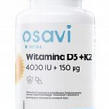 Vitamin D3 + K2 (MK-7) 4000 IU + 150 mcg - 120 caps