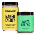 NAKED nutrition Vegan Energizing Bundle: Naked Citrus Energy Super Greens Powder Organic Greens Supplement