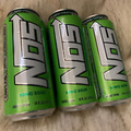 RARE 3 Cans of NOS Nitrous Infused Sonic Sour Energy Drink (16 Oz)