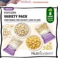 Nutrisystem Popcorn Variety Pack, White Cheddar and Butter, Weight Loss 8 Count