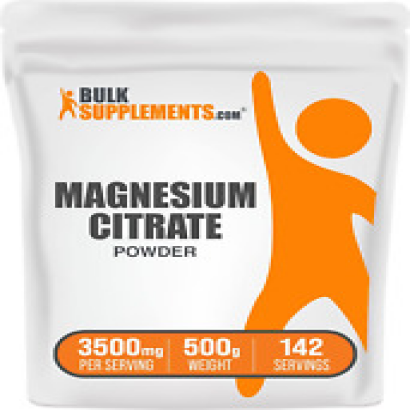 BulkSupplements.com Magnesium Citrate - Magnesium - Magnesium Citrate Laxativ...