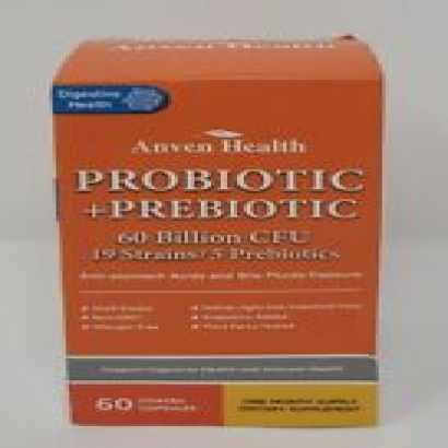 Anven Health PROBIOTICS SUPPLEMENT Probiotic Prebiotic Org Acidophilus Capsules