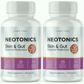 (2 Pack) Neotonics Skin & Gut, Neotonics Skin Gut Probiotics, Neptonics Reviews