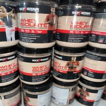 X10 Bottles Six Star Whey Protein Isolate 100% Whey Post Workout Chocolate