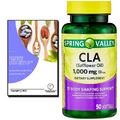 Spring Valley CLA Safflower Oil, 1,000mg, 50 Softgels with Vitamins- The Best Investment for Your Health Mark & Lola's Guide (2 Items)