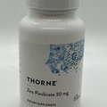 Thorne Research, Zinc Picolinate, 30 mg , 180 Capsules Exp 09/24