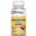 Solaray Vitamin B-12 5000mcg Lozenges | Natural Cherry Flavor | 30ct, 30 Serv.