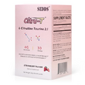 SEDDS L-Citrulline Taurine 2:1, Strawberry-Flavored L Citrulline Powder Citrulline Supplements, Vegan Taurine Powder, Caffeine Free, Gluten Free, 30 Pack