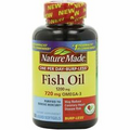 Nature Made Fish Oil 1200mg Omega 3 720mg Supplement Heart Health Softgel 120ct