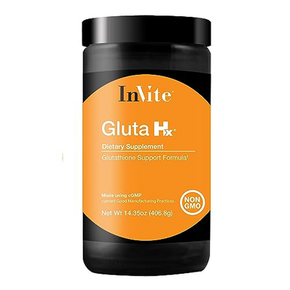 Invite Health Gluta Hx® - Supports Detoxification and Optimizes Liver Health - Contain Dimethylglycine (DMG), Vitamin C, Selenium, Spinach, Parsley Leaf and Lipoic Acid - 30 Servings