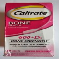 Caltrate 600 Calcium Supplements Plus Vitamin D Strong Bones 60 tablets